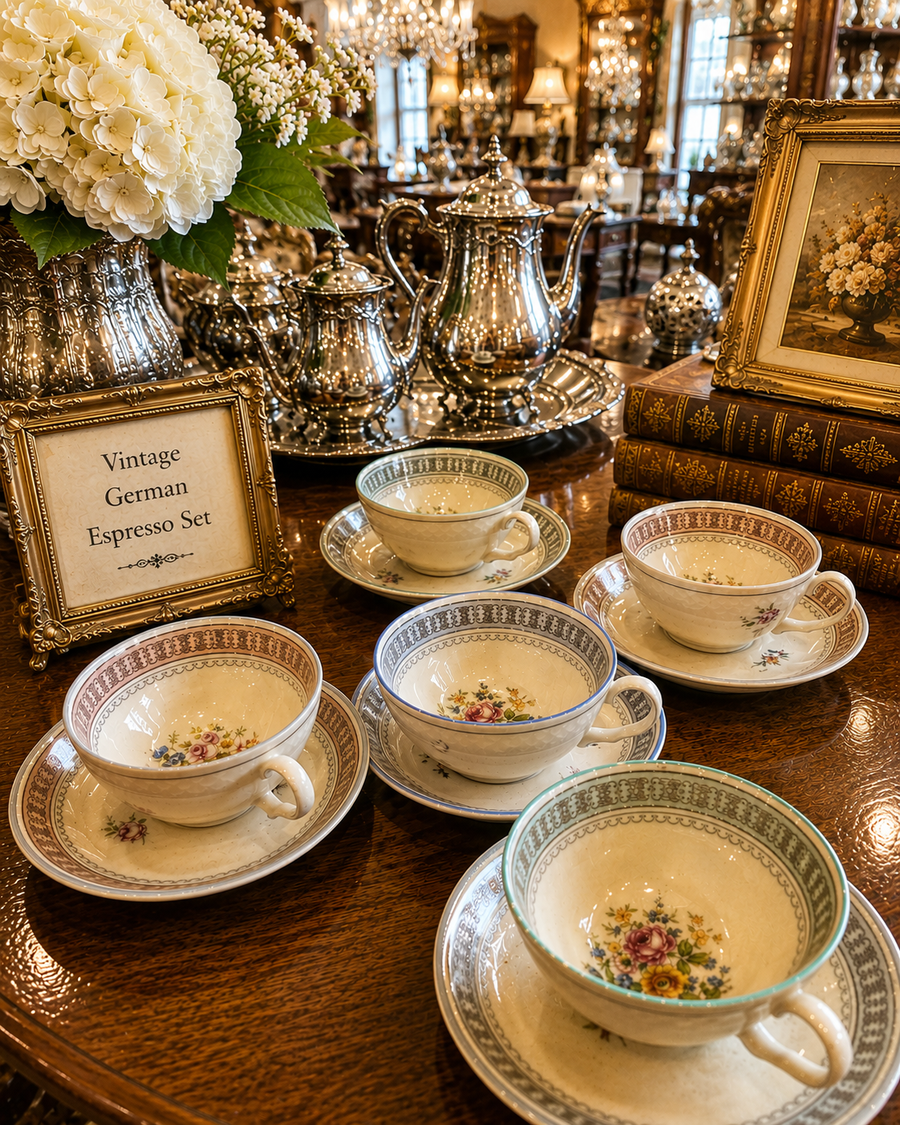 Thomas Bavaria German Porcelain Espresso Set