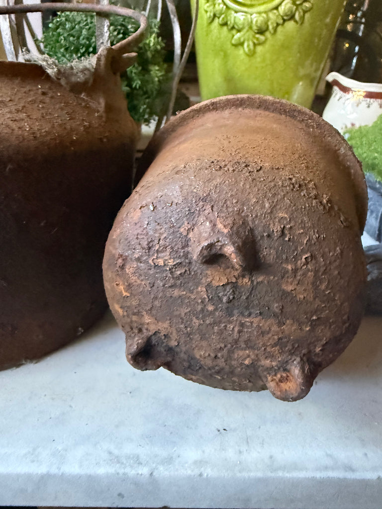 1800s Cast Iron Smelting Pot