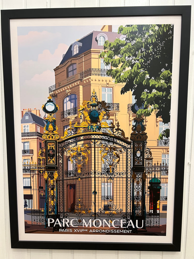 Framed Parc Monceau Print