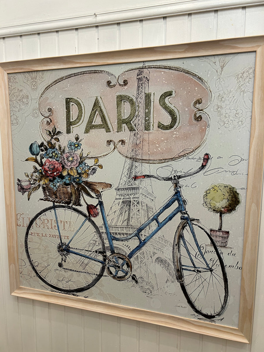Large Framed Paris Print