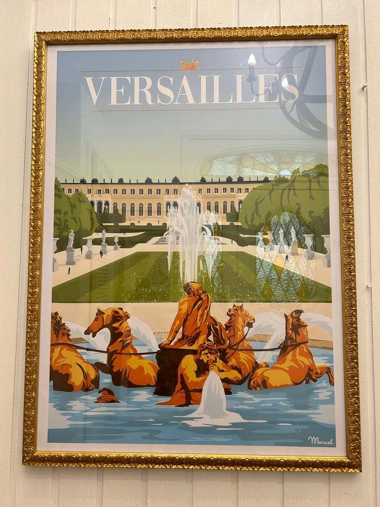 Versailles Gold Coloured Frame Print