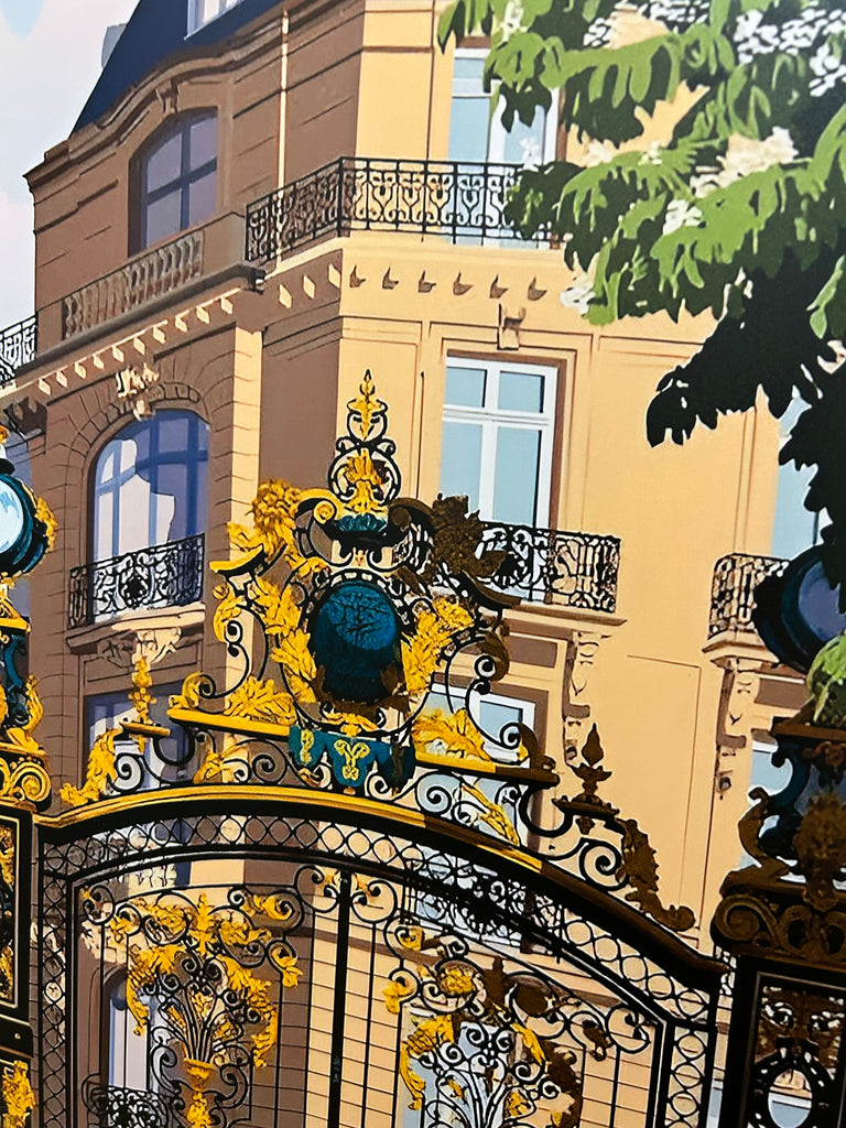 Framed Parc Monceau Print