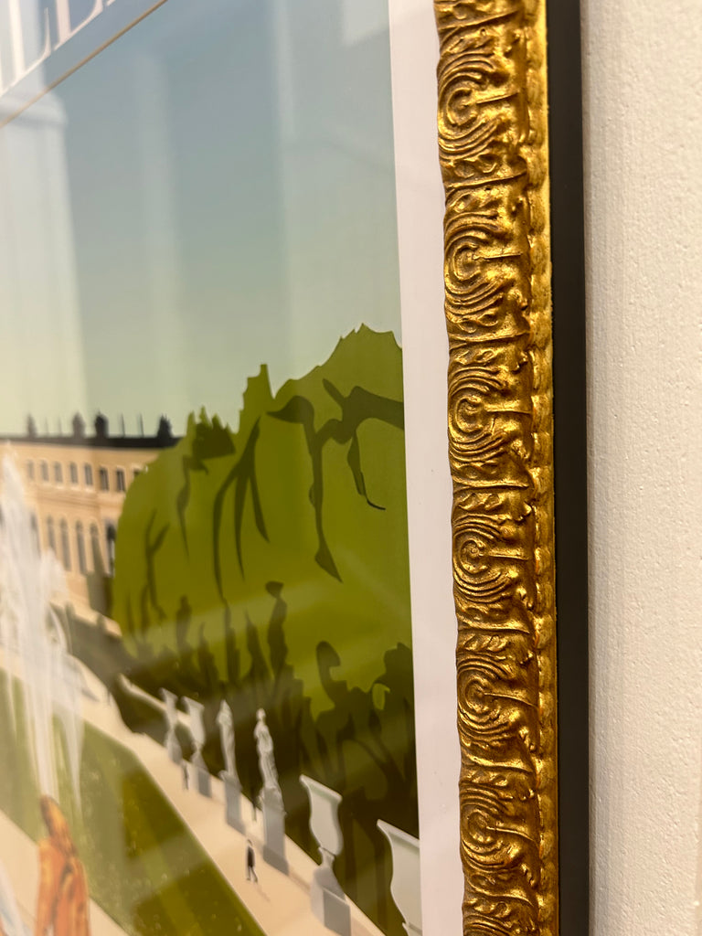 Versailles Gold Coloured Frame Print