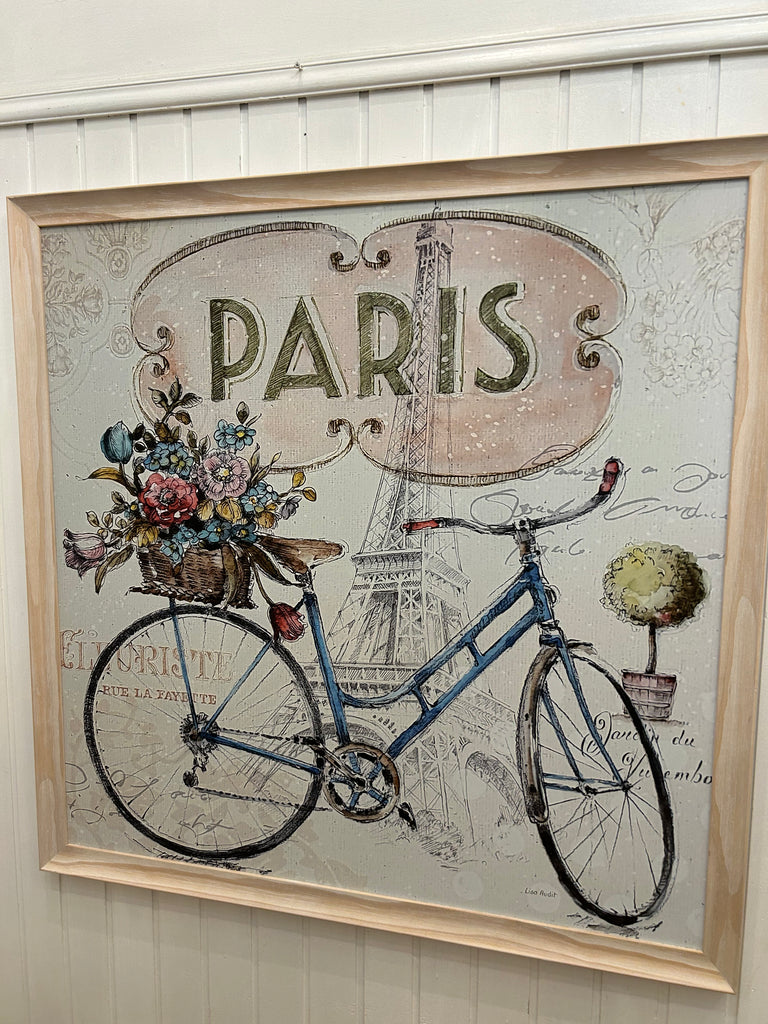 Large Framed Paris Print