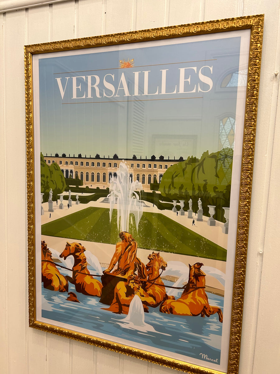 Versailles Gold Coloured Frame Print