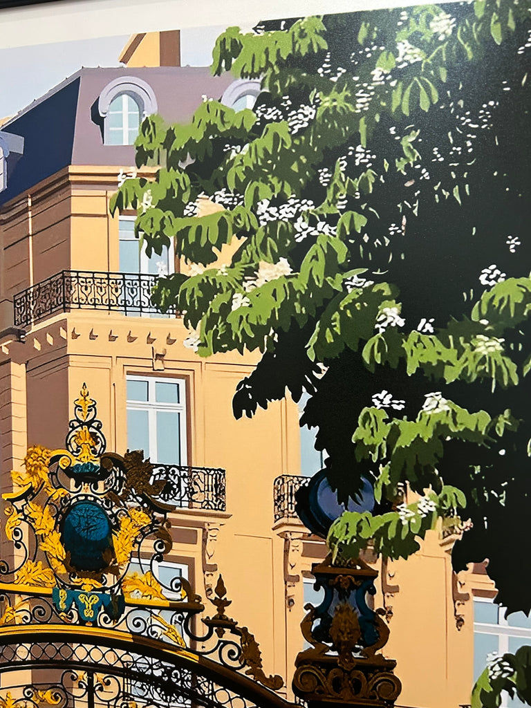 Framed Parc Monceau Print