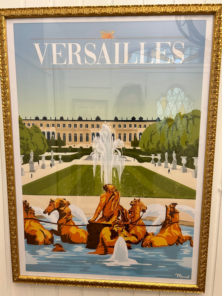 Versailles Gold Coloured Frame Print