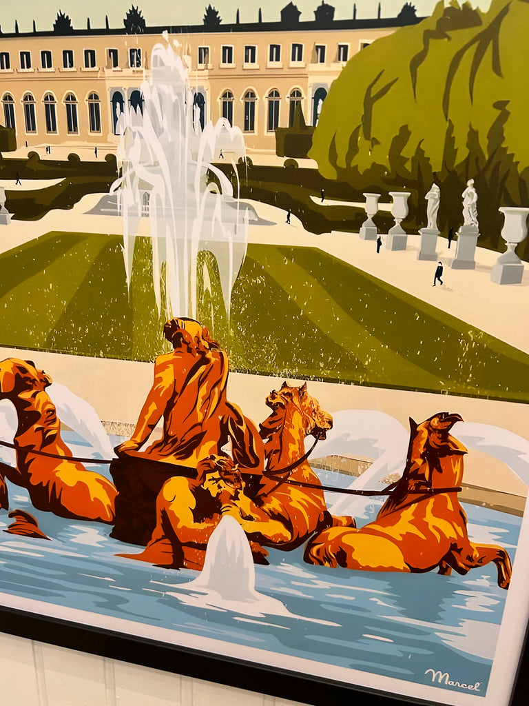 Versailles Gold Coloured Frame Print