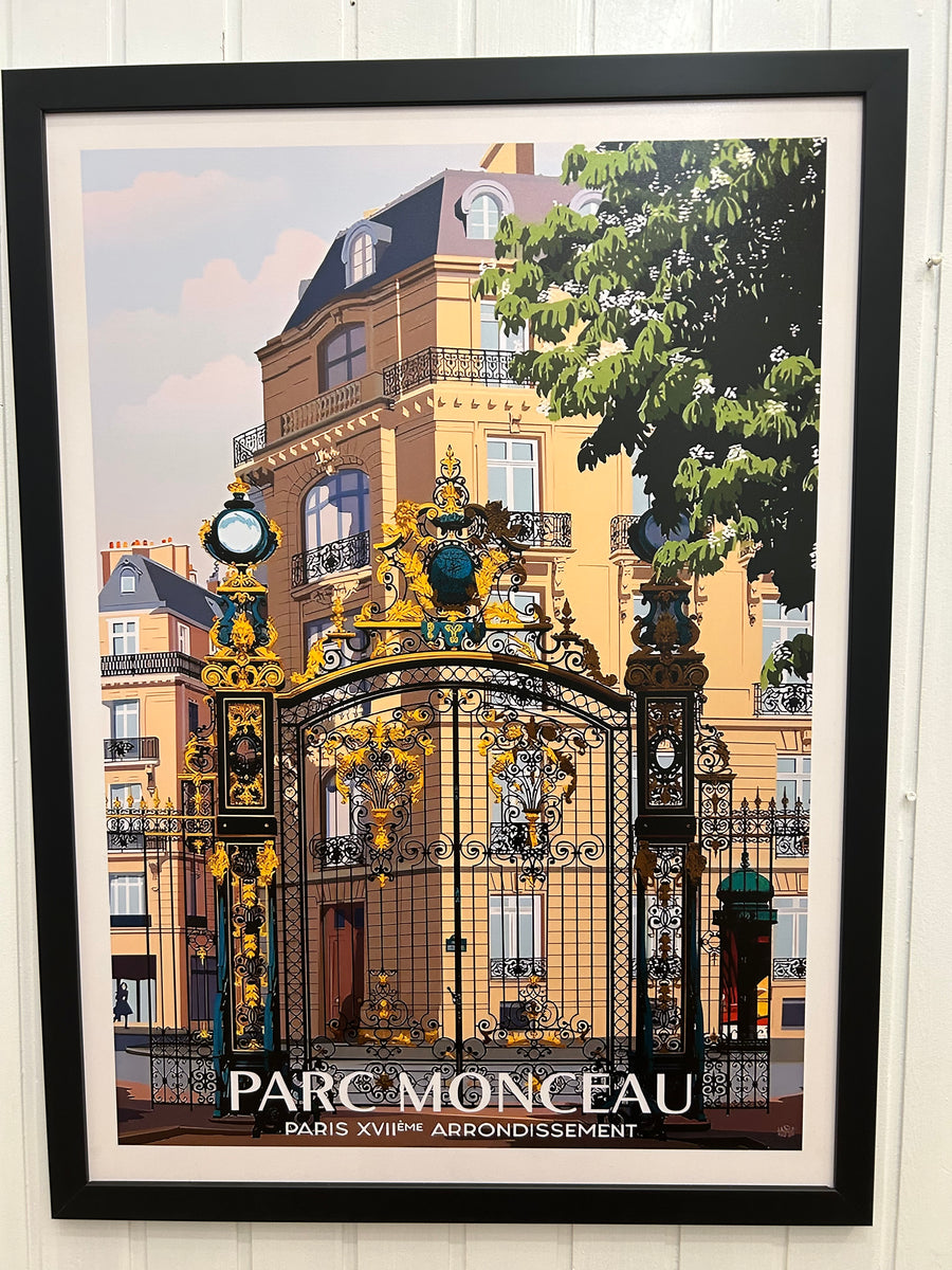 Framed Parc Monceau Print