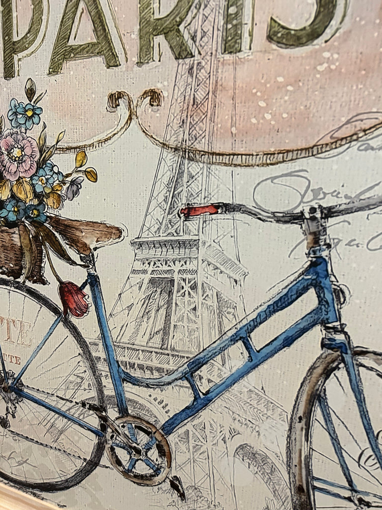 Large Framed Paris Print