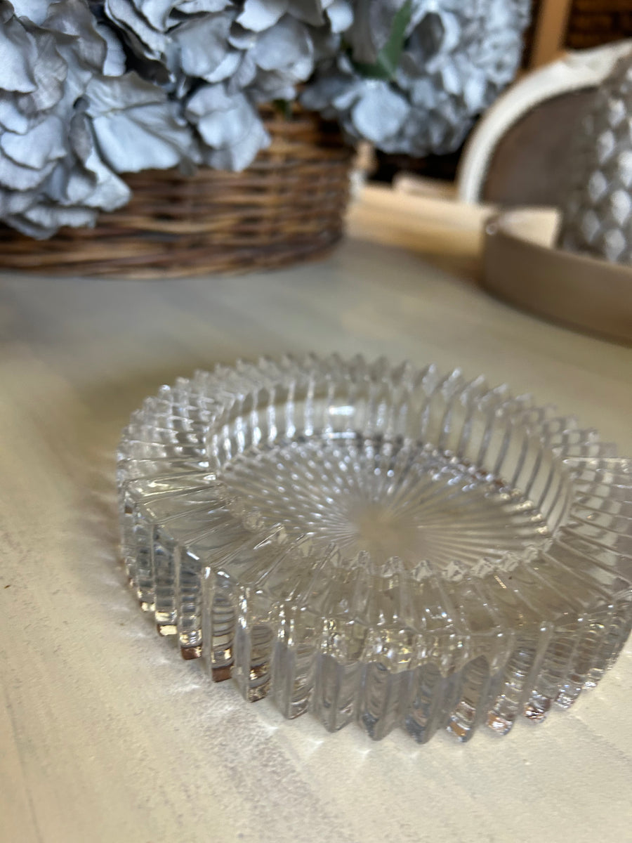 Vintage Small  Glass Tray