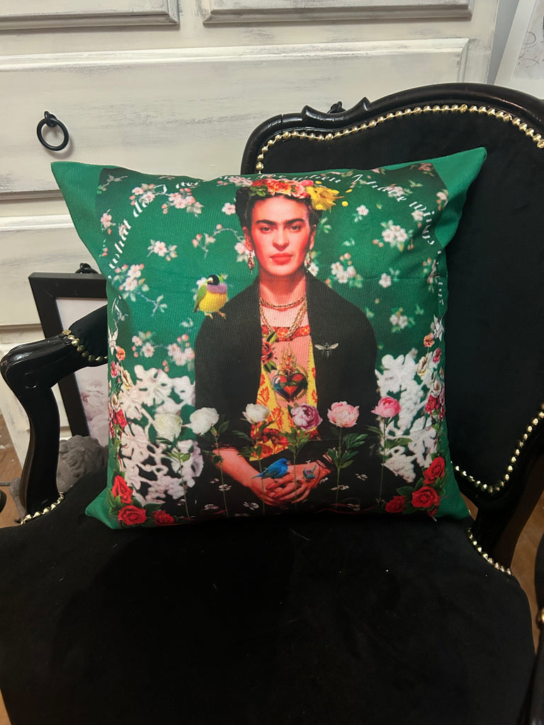 Frida Kahlo Velvet Scatter Cushion