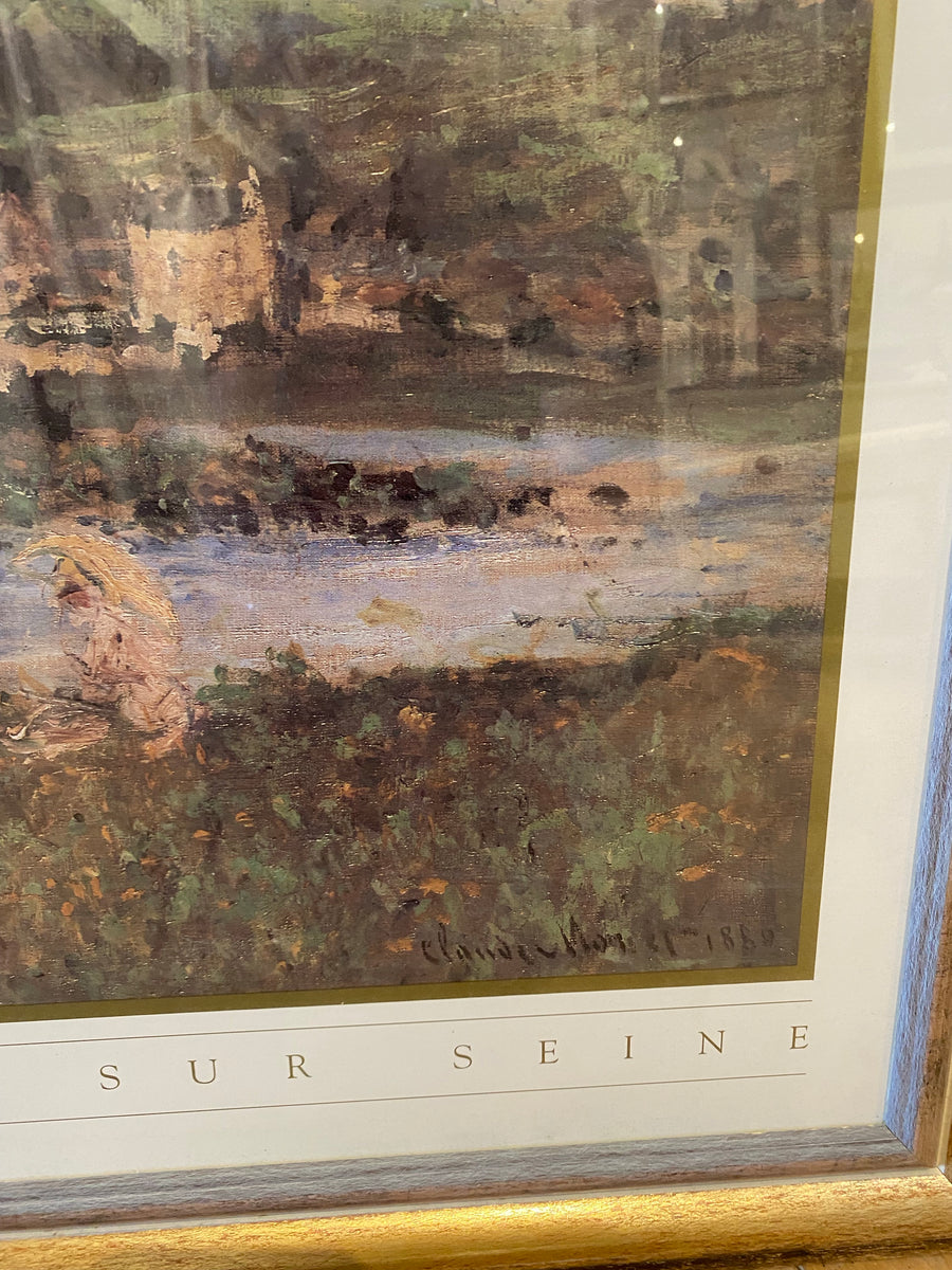 Claude Monet - Vetheuil Sue Seine Framed Print