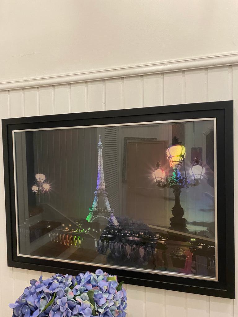 Framed Eiffel Tower Foil Print