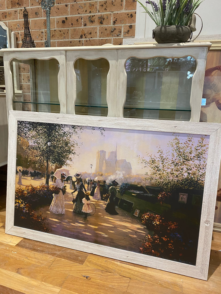 Framed Christa Keiffer Print Notre Damn