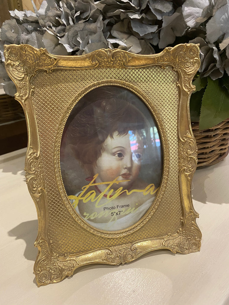 Gold Coloured Photo Frame