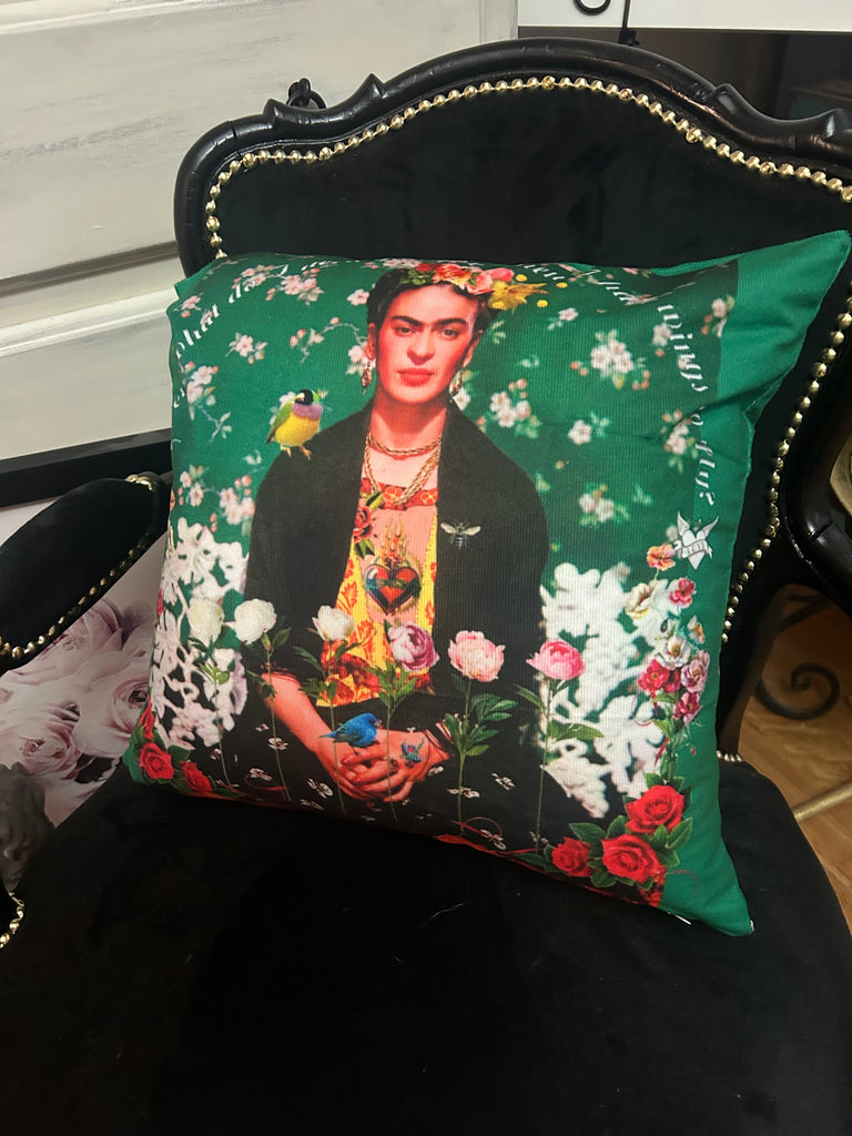 Frida Kahlo Velvet Scatter Cushion