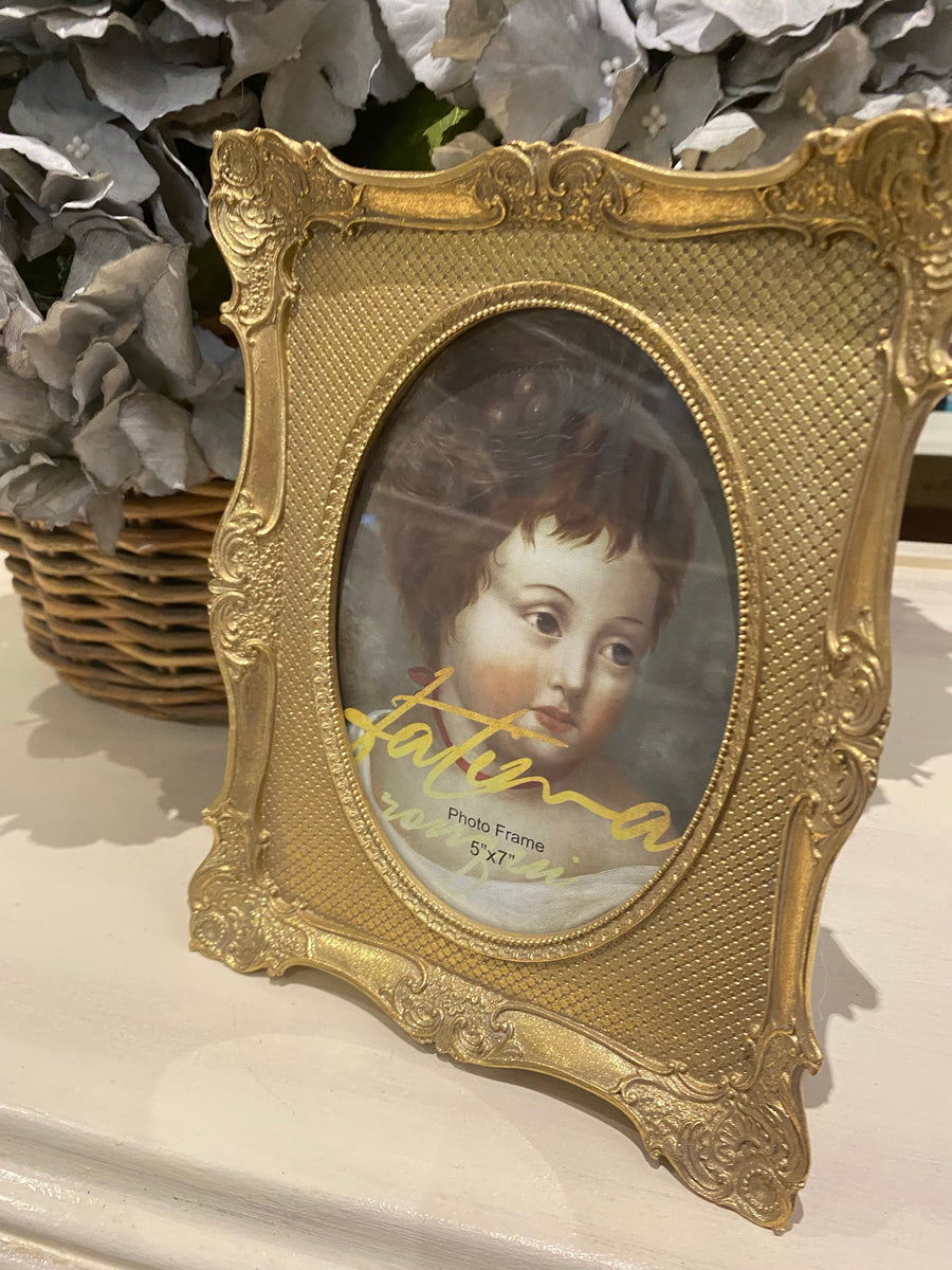 Gold Coloured Photo Frame