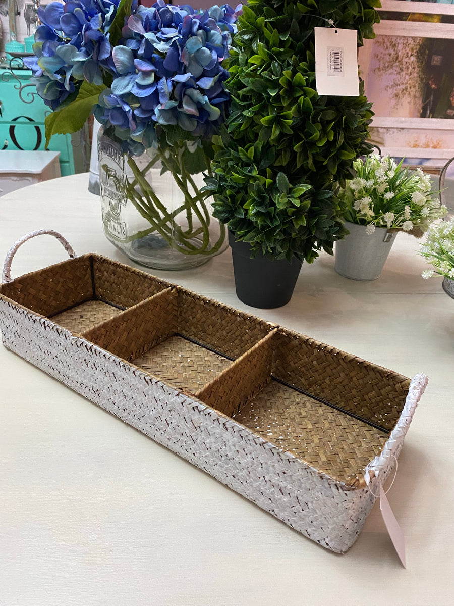 Natural Triple Storage Tray