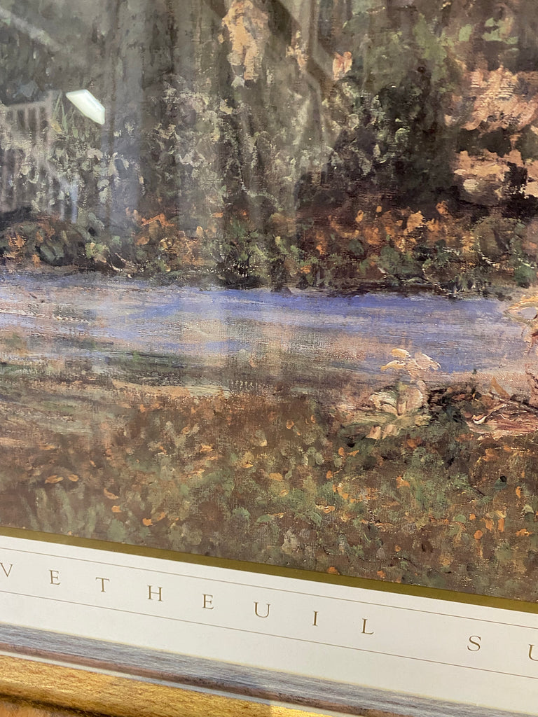 Claude Monet - Vetheuil Sue Seine Framed Print