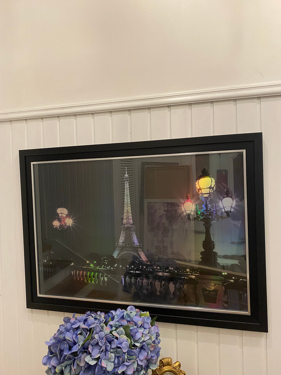 Framed Eiffel Tower Foil Print