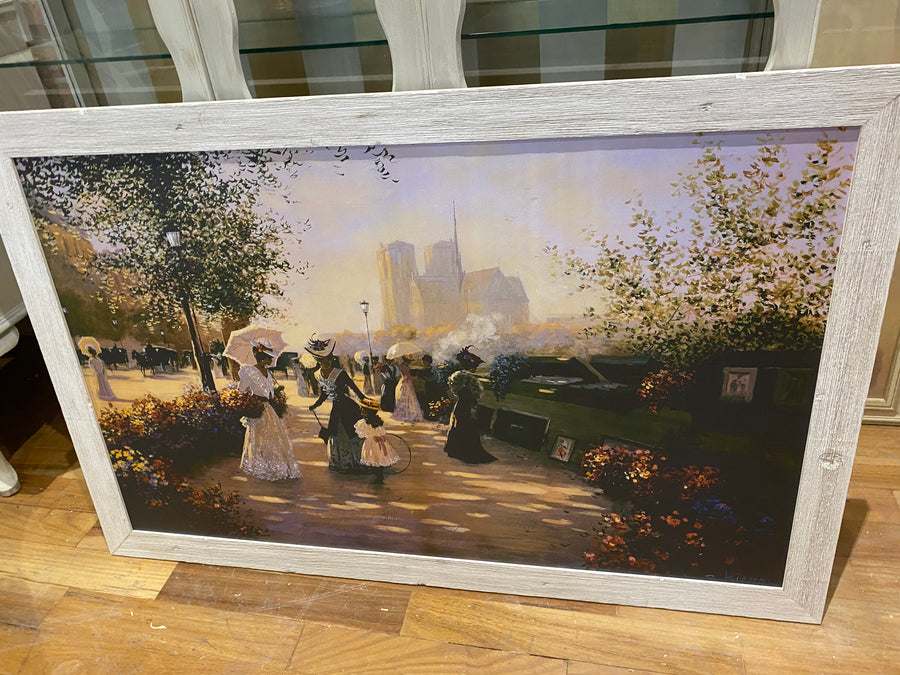 Framed Christa Keiffer Print Notre Damn