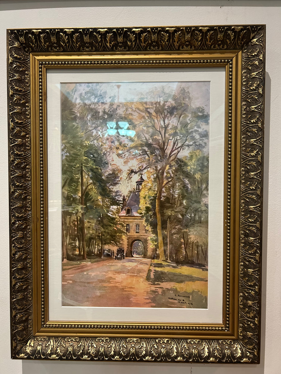 Framed Charles Duvent Print