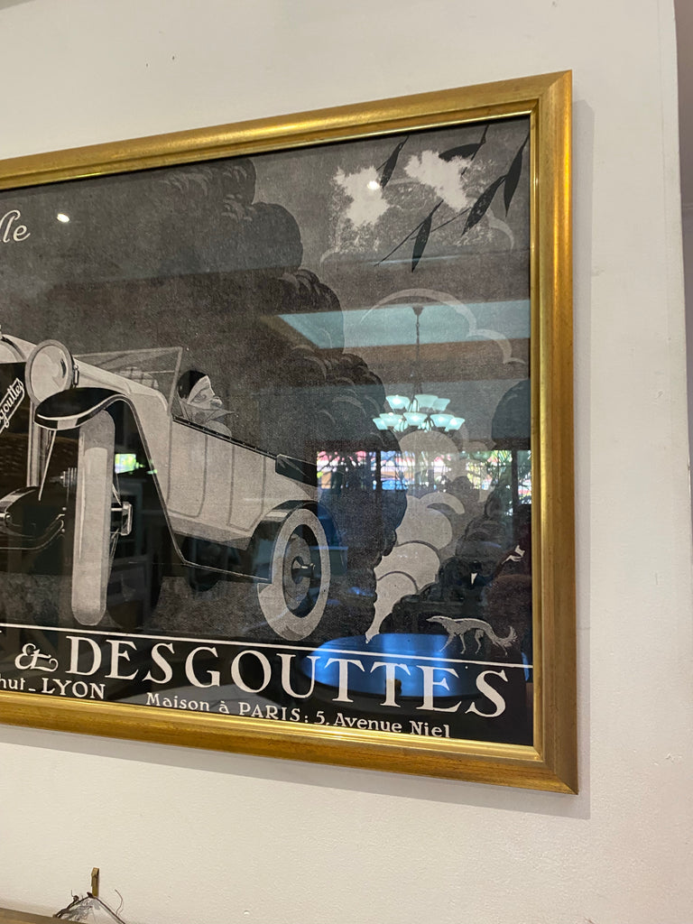 Framed Advertisement Cottin & Desgouttes