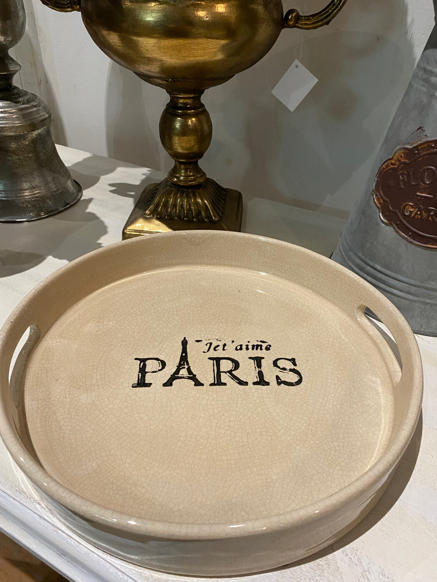 Ceramic French Provincial Style Tray