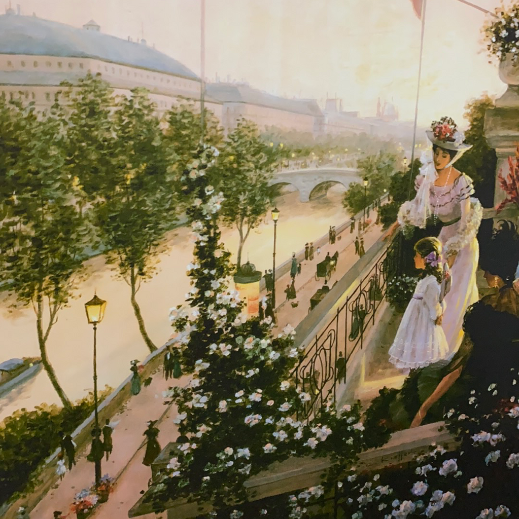 Framed Print “First Time I Saw Paris” Christa Keiffer