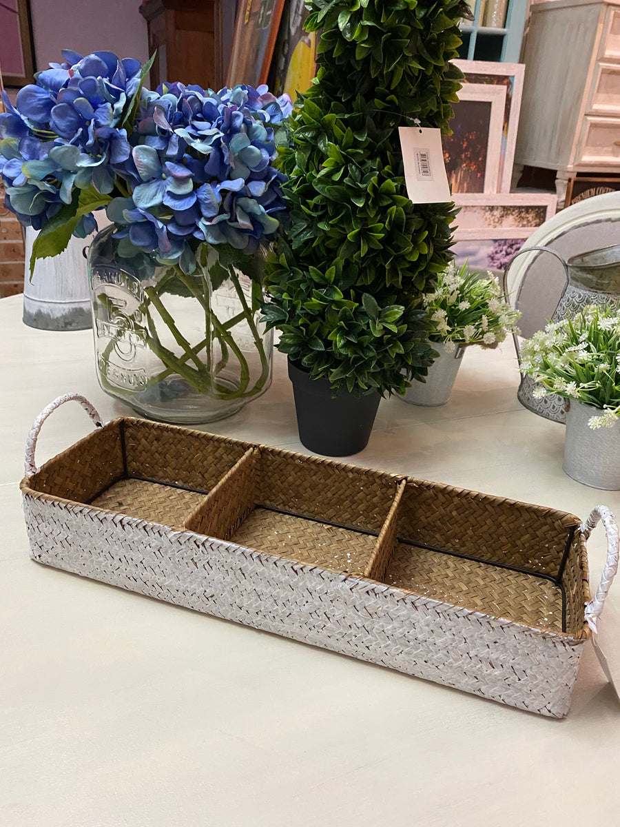 Natural Triple Storage Tray