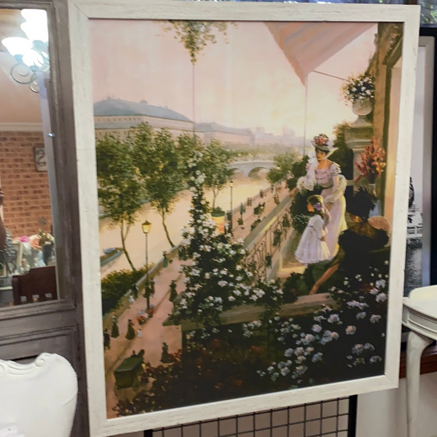 Framed Print “First Time I Saw Paris” Christa Keiffer
