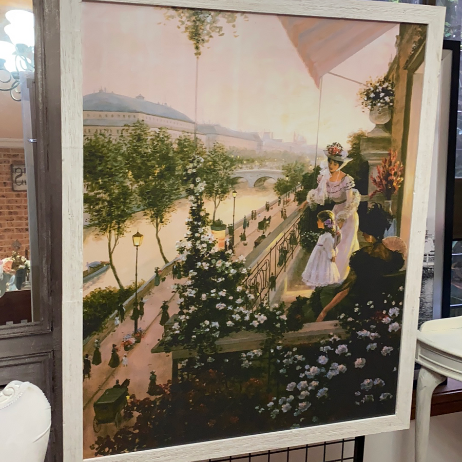 Framed Print “First Time I Saw Paris” Christa Keiffer