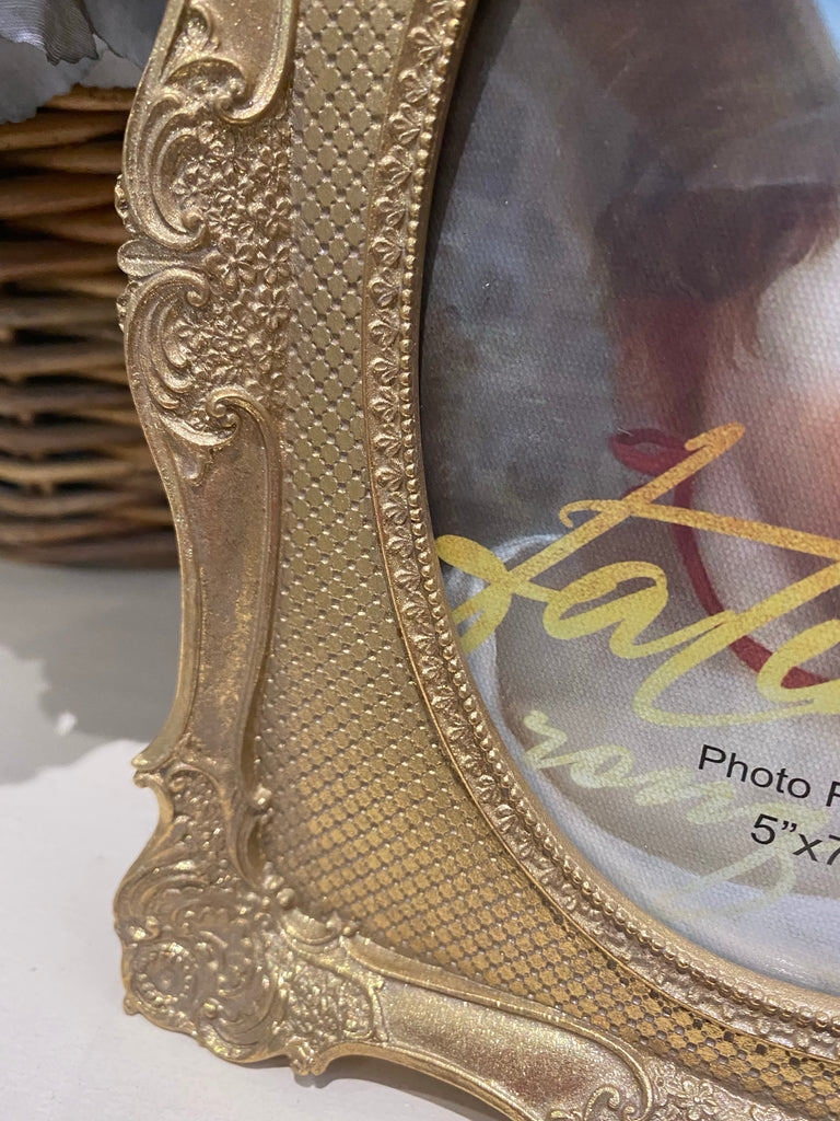 Gold Coloured Photo Frame