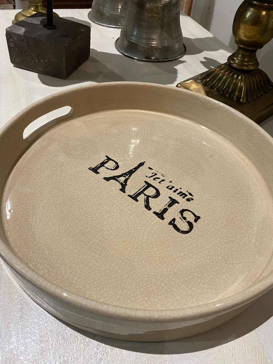 Ceramic French Provincial Style Tray