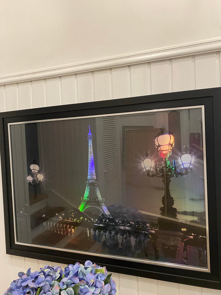 Framed Eiffel Tower Foil Print