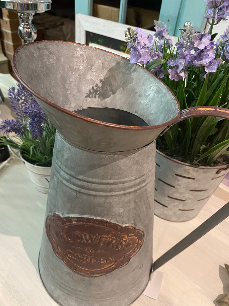 Flowers and Garden Rustic Jug