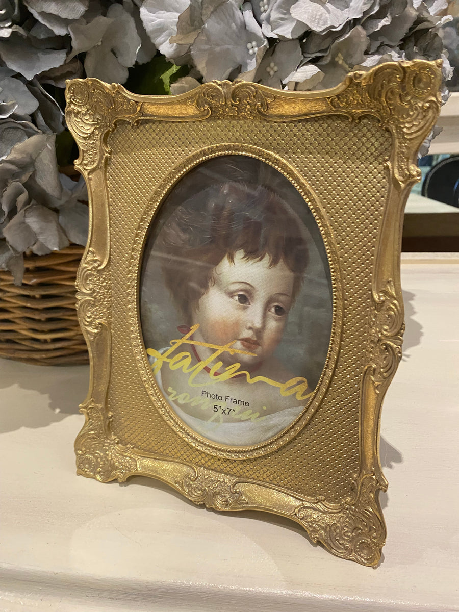 Gold Coloured Photo Frame