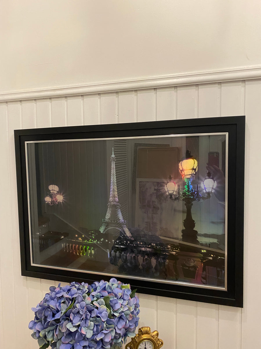 Framed Eiffel Tower Foil Print