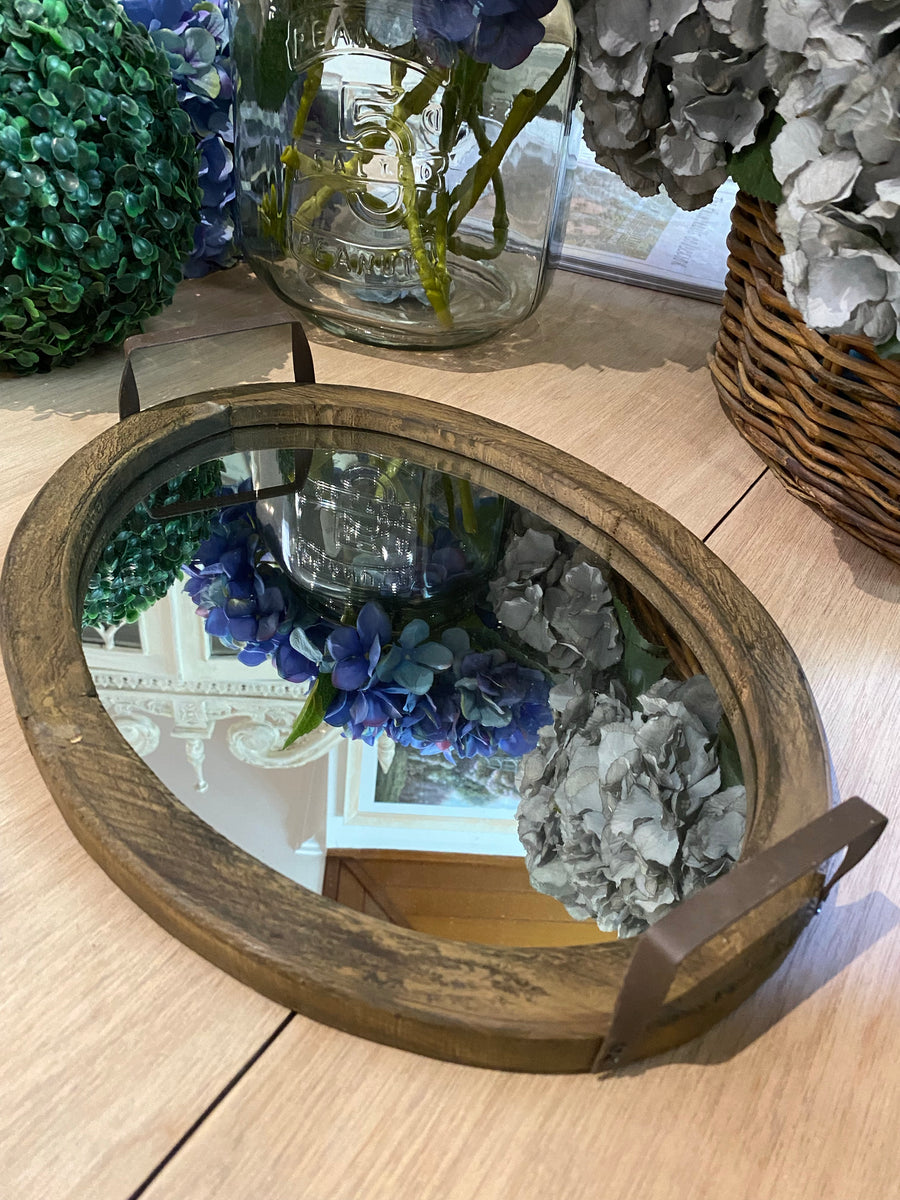 Rustic Provincial Mirror Tray