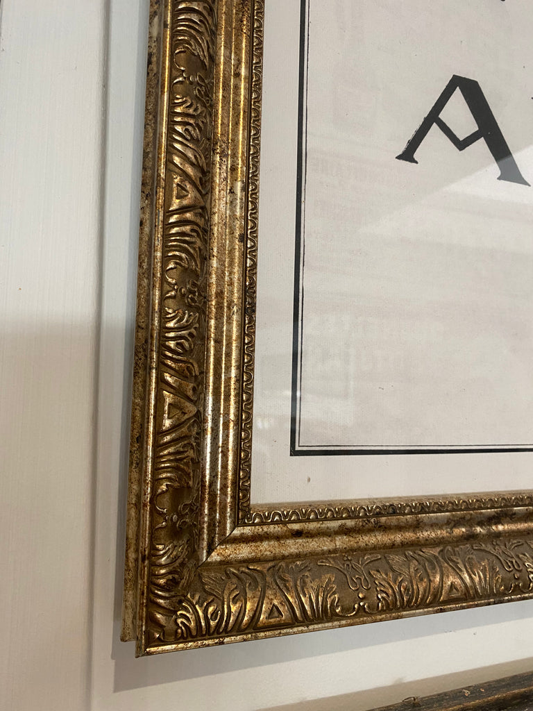 Framed Amilcar Advertisement from 1924 French Magazine