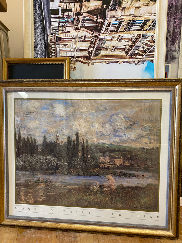 Claude Monet - Vetheuil Sue Seine Framed Print