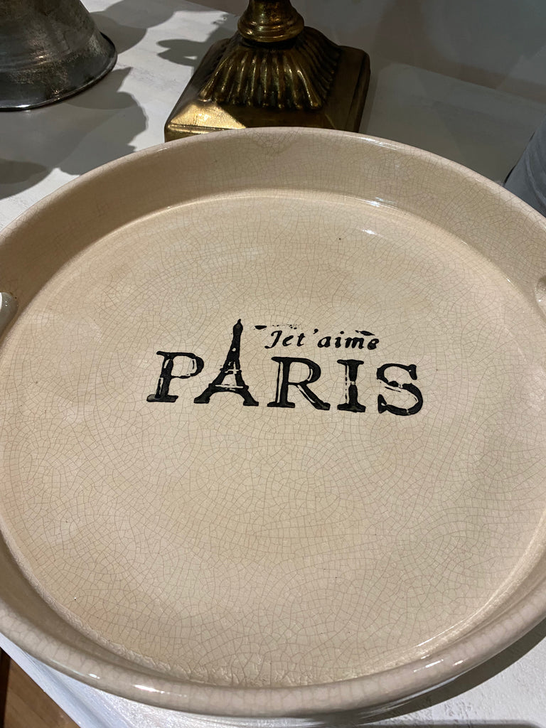Ceramic French Provincial Style Tray