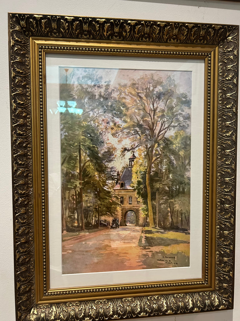 Framed Charles Duvent Print