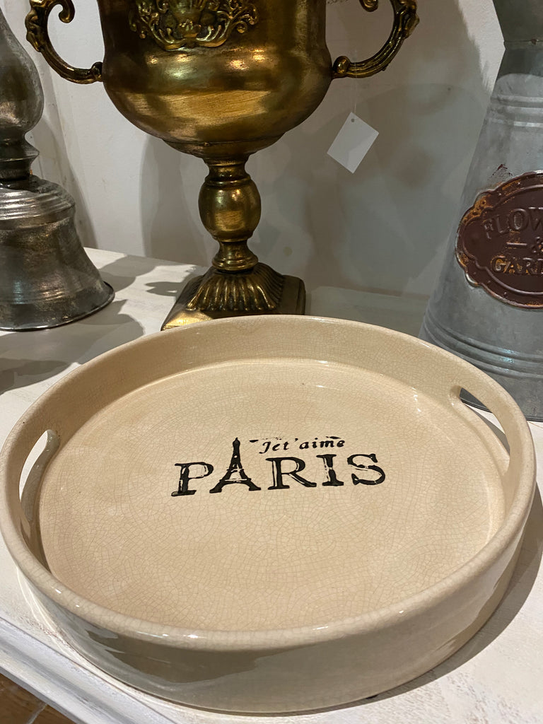Ceramic French Provincial Style Tray