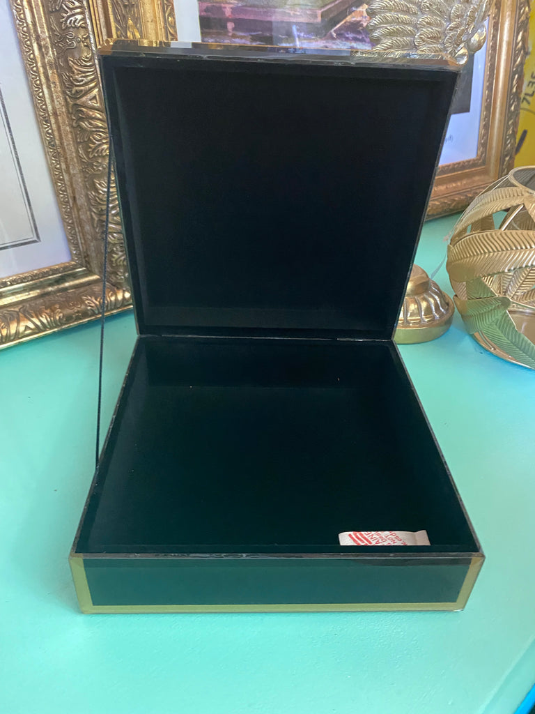 Black and Gold Eiffel Tower Jewellery Box